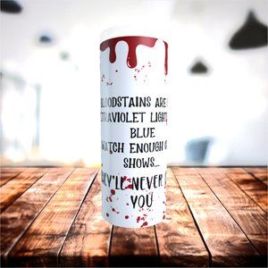 Blood Stains are Red Ultraviolet Lights are Blue